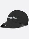 Halo Effect Logo Couture Ball Cap Black - DIOR - BALAAN 2