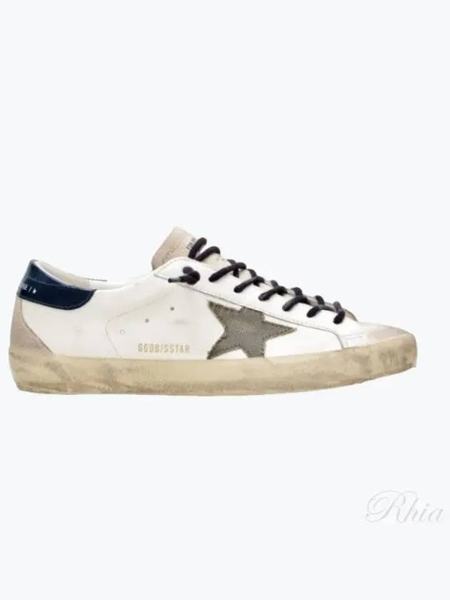 Superstar Low Top Sneakers Blue Green White - GOLDEN GOOSE - BALAAN 2