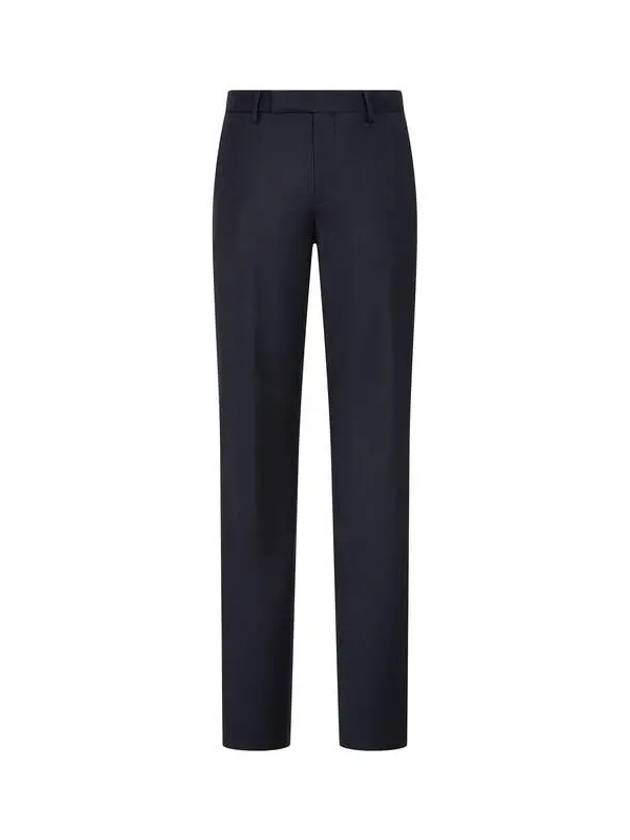 Soft Cash Wool Trousers Pants Navy - PAUL SMITH - BALAAN 1