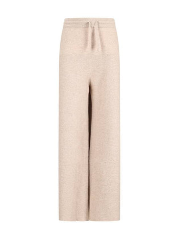 WIDE-LEG CASHMERE TRACK PANTS - JIL SANDER - BALAAN 1