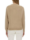 Boke Flower Embroidery Wool Knit Top Beige - KENZO - BALAAN 4