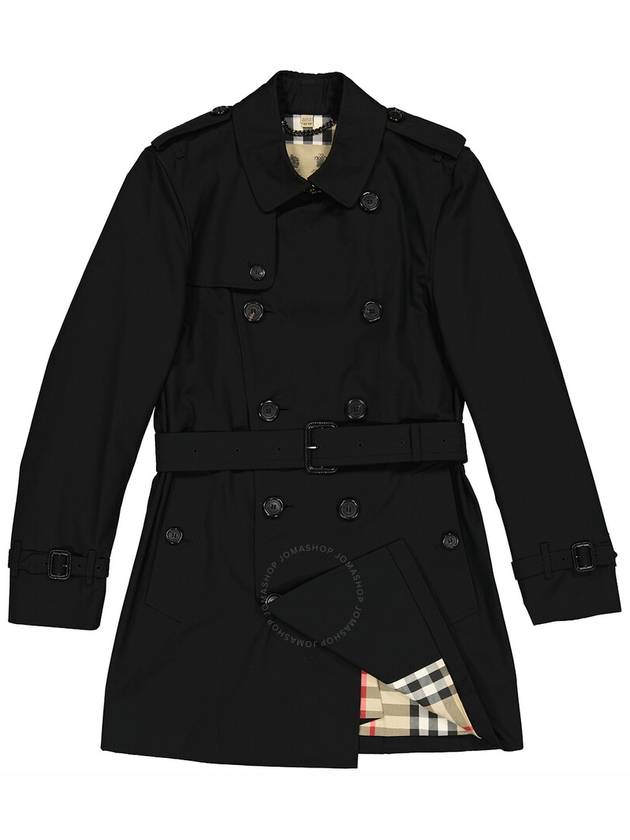 Burberry Men's Black Kensington Mid-length Trench Coat, Brand Size 48SF (US Size 38SF) - BURBERRY - BALAAN 2