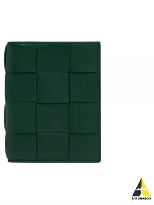 Cassette Half Wallet Emerald Green - BOTTEGA VENETA - BALAAN 2
