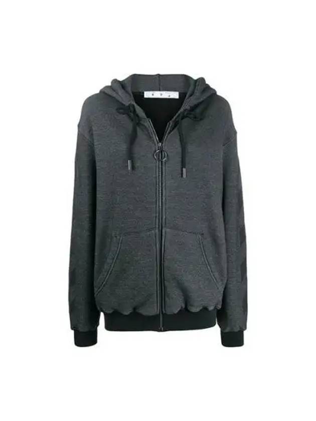 Caravaggio Zip-Up Hoodie Black - OFF WHITE - BALAAN 2