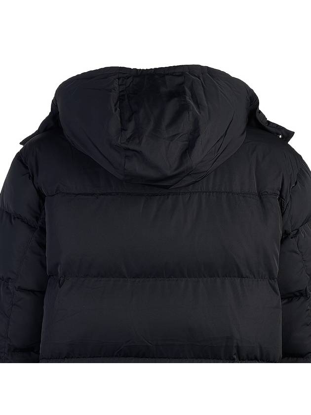 Puffer Bold Fox Head Patch Nylon Hood Padding Black - MAISON KITSUNE - BALAAN 6