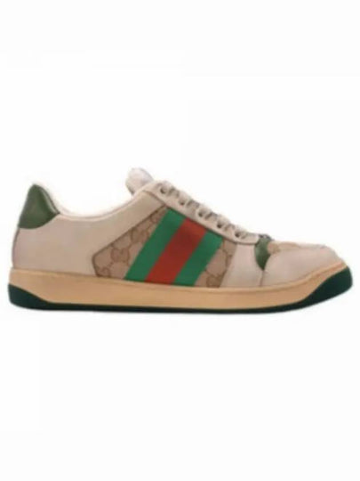 Screener GG Canvas Low Top Sneakers - GUCCI - BALAAN 2