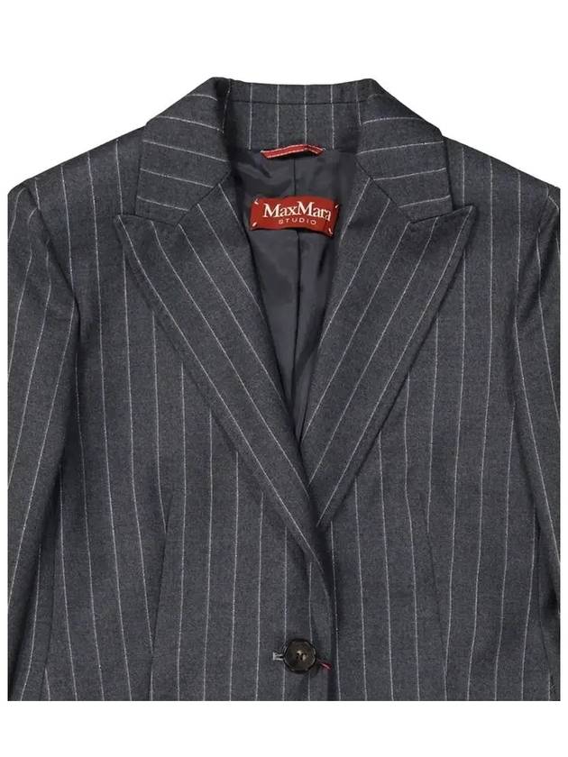 22FW RAGIONE Striped Wool Blazer 60460323 001 - MAX MARA - BALAAN 4