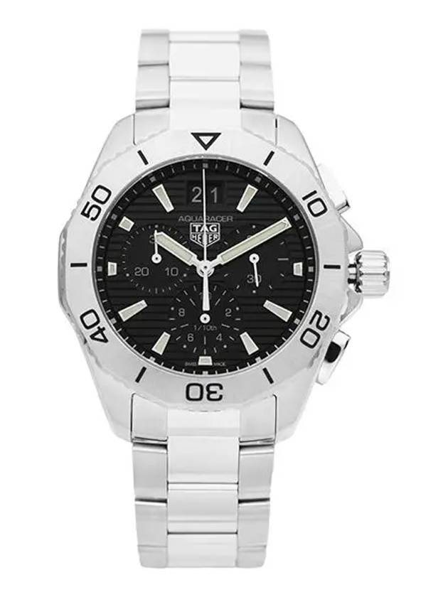 Men's Aquaracer Chronograph Watch Black - TAG HEUER - BALAAN 1