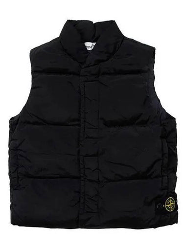 KIDS Black Wappen Duck Down Vest 7916G0319 V0029 14A 271553 1103399 - STONE ISLAND - BALAAN 1