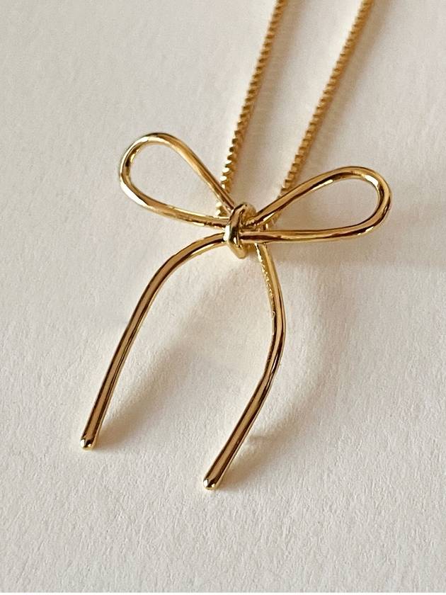 Bow Bow Necklace Gold - ELYONA - BALAAN 5