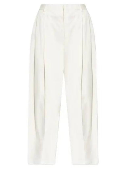 Light Cotton Twill Tapered Straight Pants Frosting - BOTTEGA VENETA - BALAAN 2