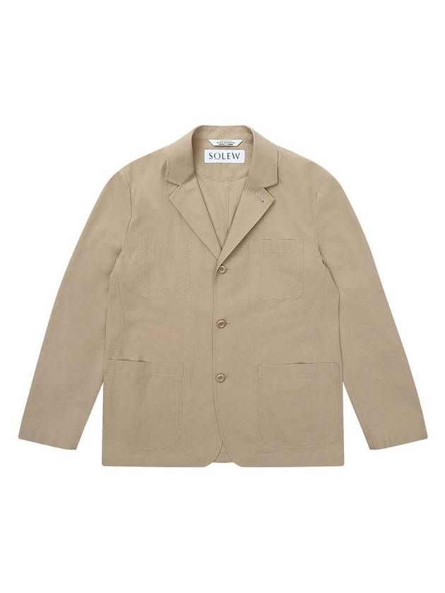 Work Wear Jacket Beige SW22JK02BI - SOLEW - BALAAN 2