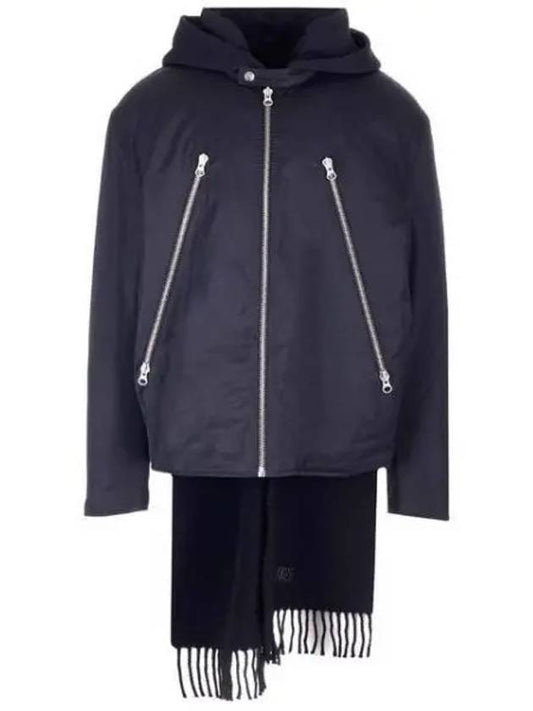 Detachable Hood Scarf Jacket Black - MAISON MARGIELA - BALAAN 2