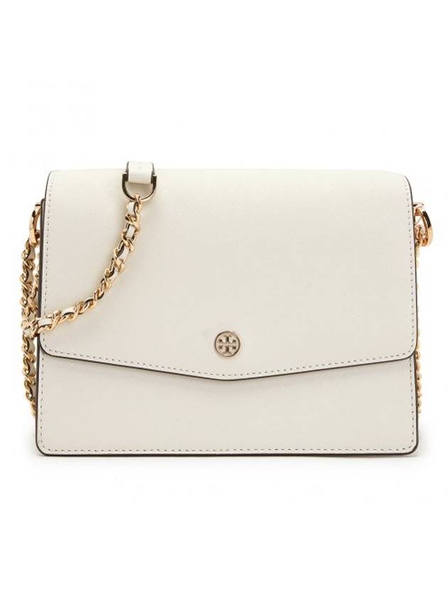 Robinson Convertible Shoulder Bag White - TORY BURCH - BALAAN 1