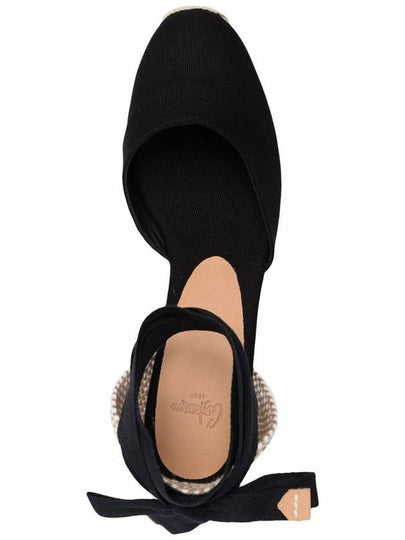 Castañer Black 'Carina' Wedge Espadrilles - CASTANER - BALAAN 2