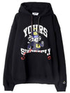 "M" Mascot Cotton Hooded Black - MSGM - BALAAN 2