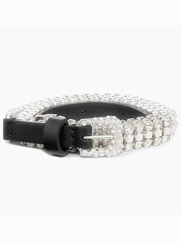 Sparkle Resin Pearl Crystal Belt Silver - DIOR - BALAAN 3