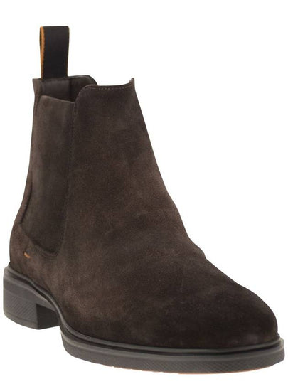 Easy suede ankle boot - SANTONI - BALAAN 2