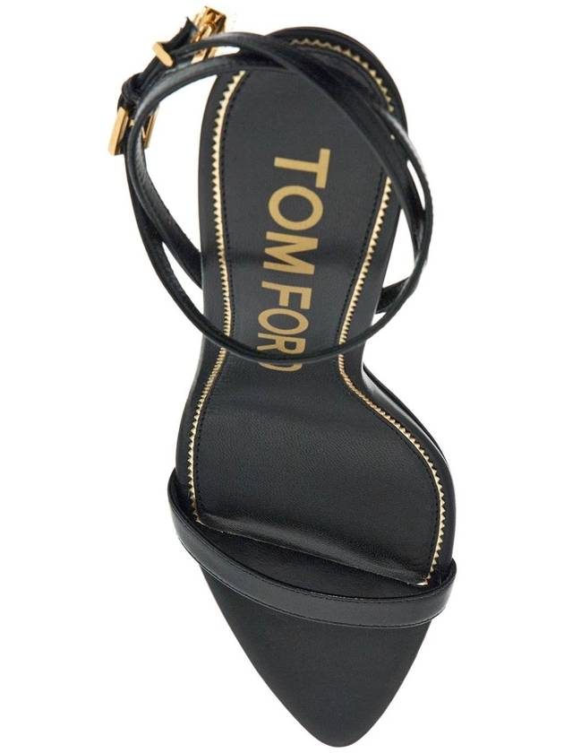 Black Padlock Sandals 12927662 - TOM FORD - BALAAN 3