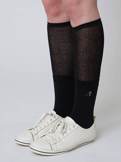 Double Layer Knee Socks Black - ATHPLATFORM - BALAAN 2