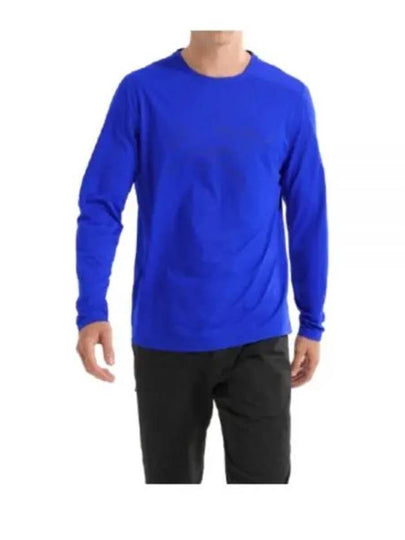 Cormac Logo Long Sleeve T-Shirt Blue - ARC'TERYX - BALAAN 2