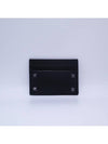 Men's Leather Black Rockstud Card Wallet Black - VALENTINO - BALAAN 2