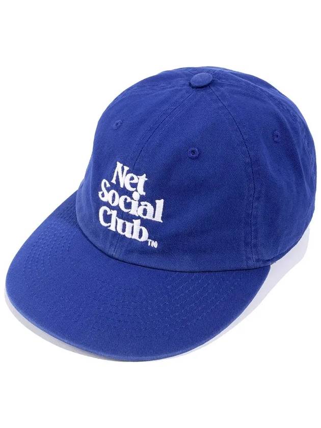 OG LOGO ROUND VISOR CAP ROYAL BLUE - NET SOCIAL CLUB - BALAAN 3