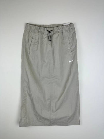 High rise woven skirt DM6250 012 light gray WOMENS S M Asian fit - NIKE - BALAAN 1