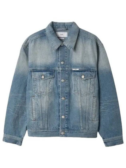 A barrel blue jacket light jumper - CLOSED - BALAAN 1