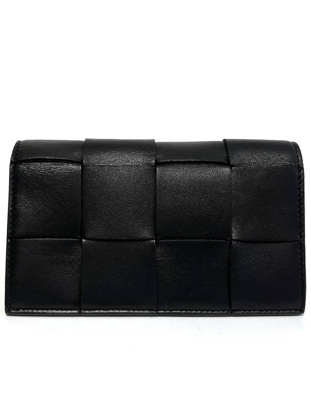 Black long wallet pouch 701456 8452 - BOTTEGA VENETA - BALAAN 1