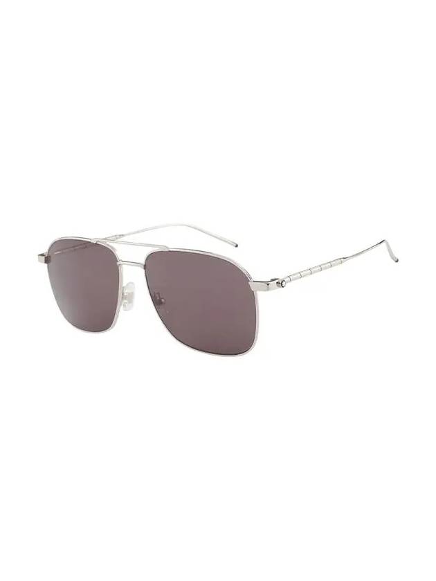 Pilot Metal Sunglasses Dark Grey - MONTBLANC - BALAAN 4