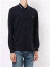 Logo Long Sleeve Polo Shirt Dark Navy - BRUNELLO CUCINELLI - BALAAN 4