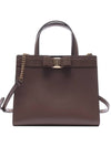 Vara Bow Top Handle Tote Bag Caraway Seed - SALVATORE FERRAGAMO - BALAAN 2