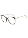 Eyewear Round Eyeglasses Havana - ESCADA - BALAAN 1