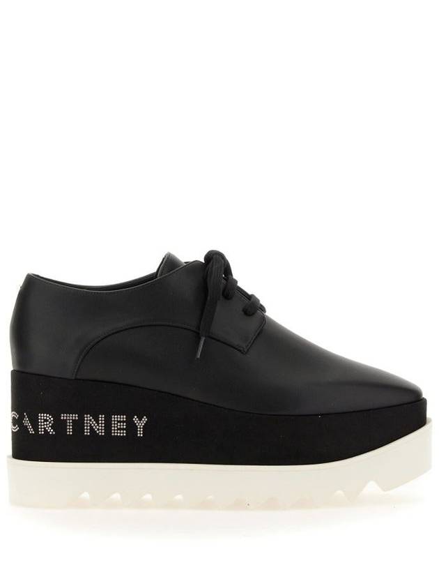 Ellis Logo Platform Derby Black - STELLA MCCARTNEY - BALAAN 2