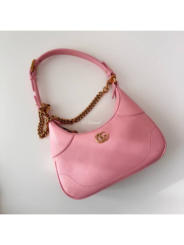 Aphrodite Small Logo Chain Shoulder Bag Light Pink - GUCCI - BALAAN 8