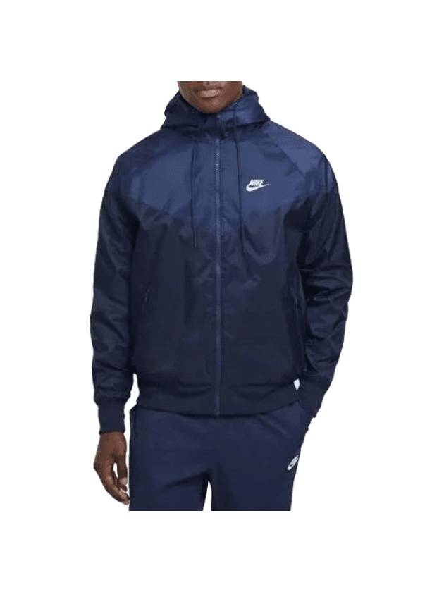 Men's Sportswear Windrunner Woven Windbreaker Obsidian Midnight Navy - NIKE - BALAAN 1