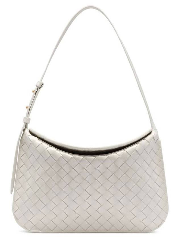 Intrecciato Flap Shoulder Bag White - BOTTEGA VENETA - BALAAN 1