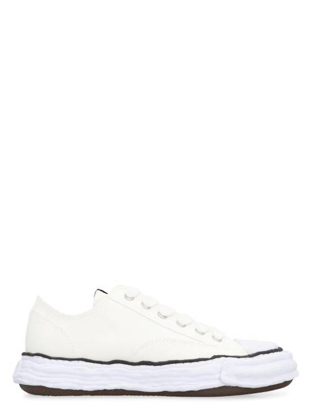 Peterson23 OG Sole Canvas Low Top Sneakers White - MAISON MIHARA YASUHIRO - BALAAN 2