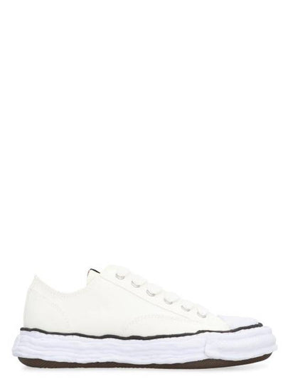 Peterson23 OG Sole Canvas Low Top Sneakers White - MAISON MIHARA YASUHIRO - BALAAN 2