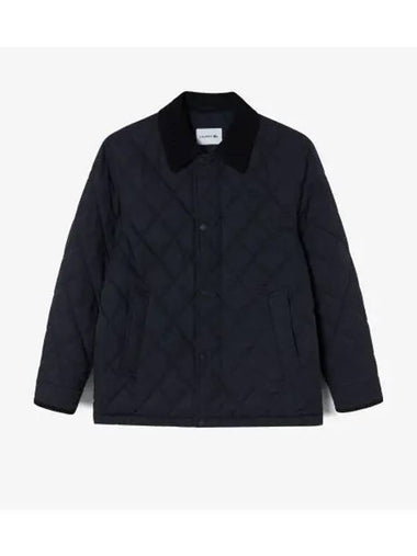 Men s Quilted Jacket Dark Navy - LACOSTE - BALAAN 1