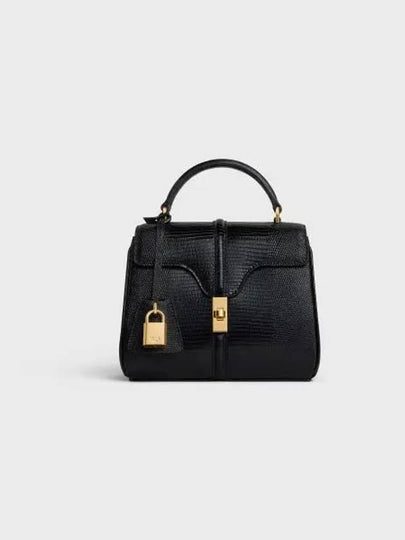 16 Lizard Mini Bag Black - CELINE - BALAAN 2