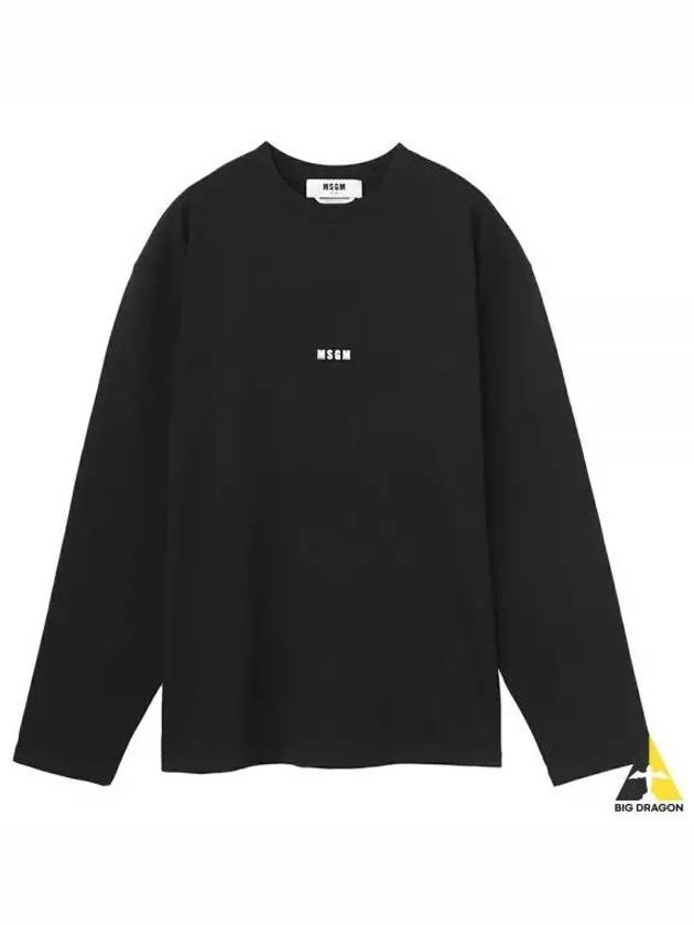 Long Sleeve T-Shirt Black - MSGM - BALAAN 2