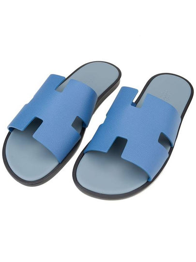 Izmir Sandals Slippers Blue - HERMES - BALAAN 2