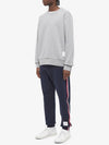 Center Back Stripe Crewneck Sweatshirt Light Grey - THOM BROWNE - BALAAN 5