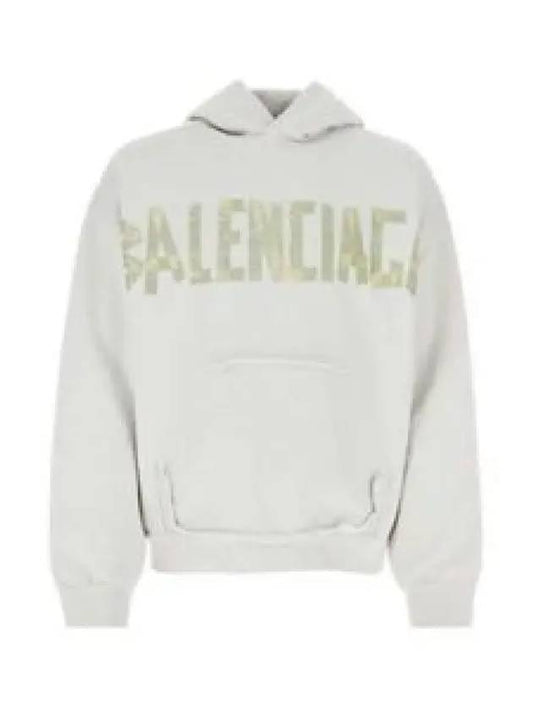 Tape Type Ribbed Pocket Large Fit Hoodie White - BALENCIAGA - BALAAN 2