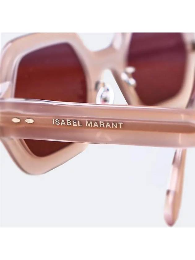 Nude oversized sunglasses 204116 FWM - ISABEL MARANT - BALAAN 3