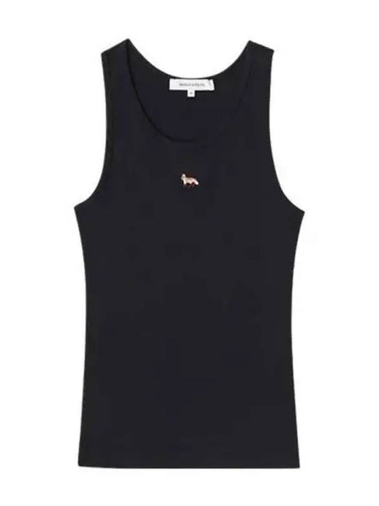 Baby Fox Cotton Sleeveless Black - MAISON KITSUNE - BALAAN 2