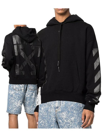 Rubber Arrow Hoodie Black - OFF WHITE - BALAAN 2