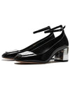 Parisienne Patent Leather Pumps Black - DIOR - BALAAN 3